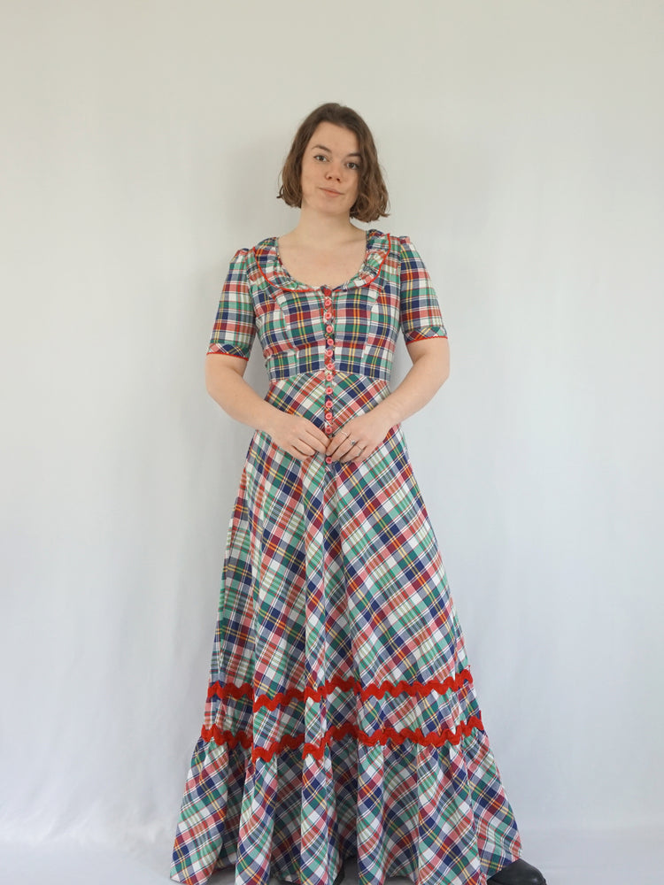 Bobbie Brooks Picnic Maxi Dress - S