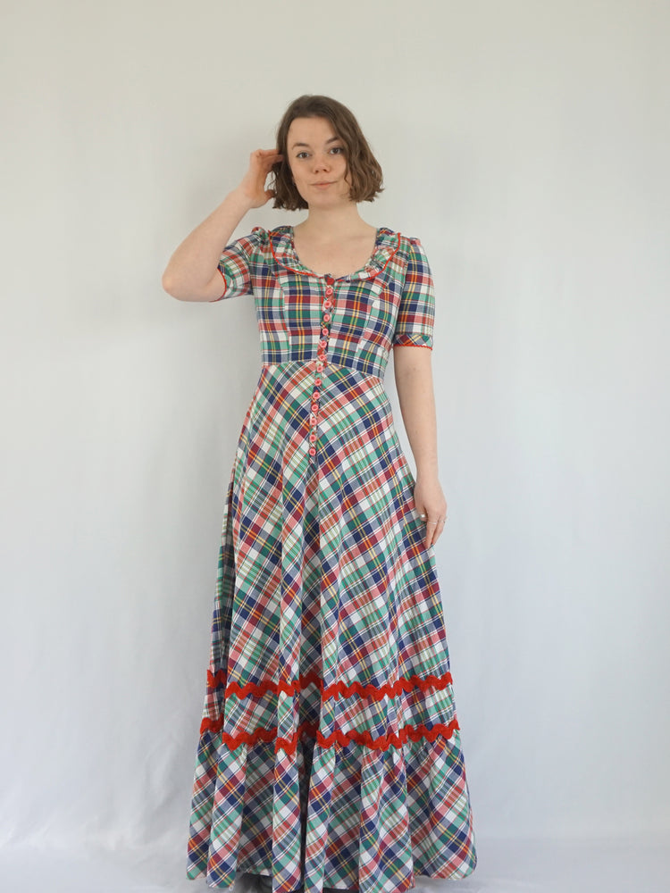 Bobbie Brooks Picnic Maxi Dress - S