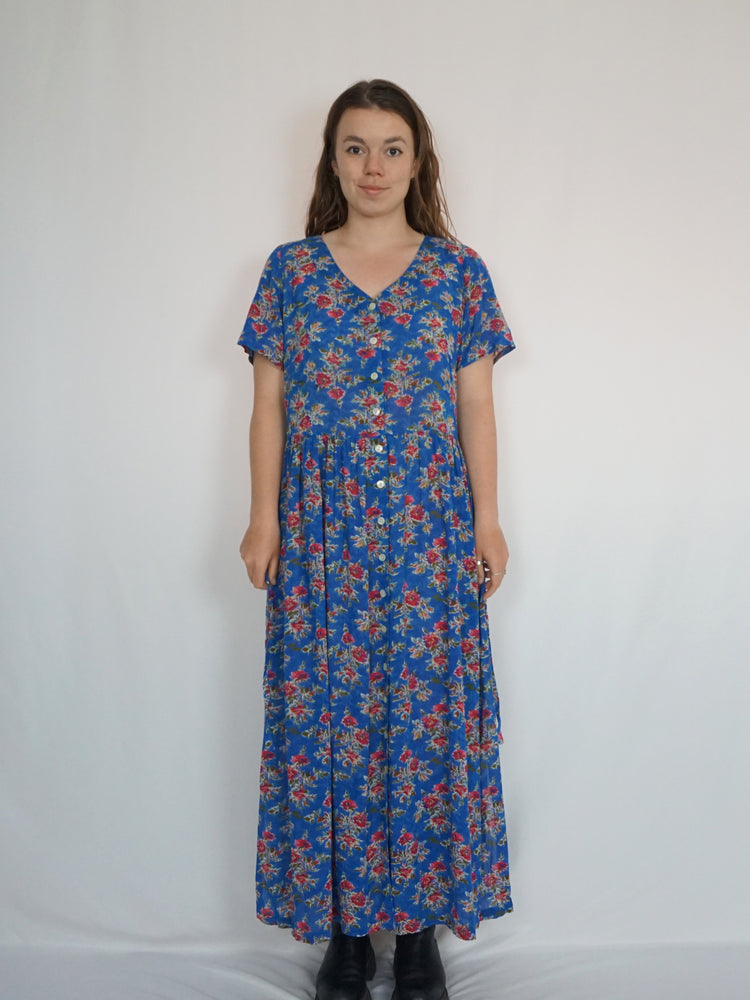 St Michael Casual Floral Dress - XL