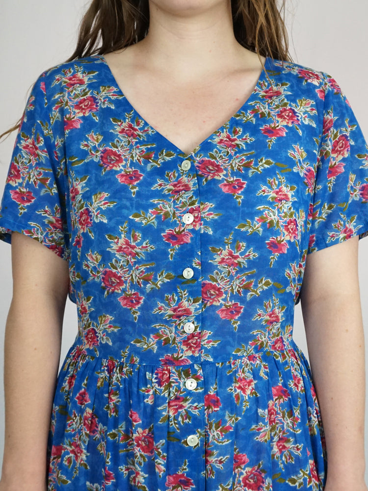 St Michael Casual Floral Dress - XL