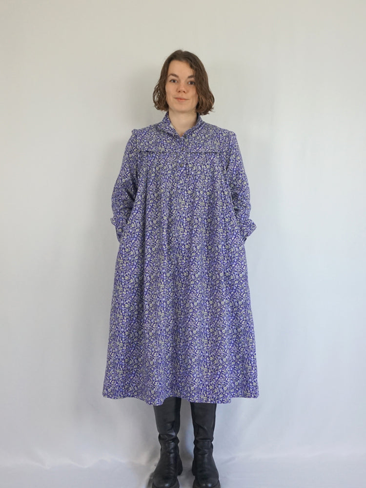 Laura Ashley Purple Smock Dress - M