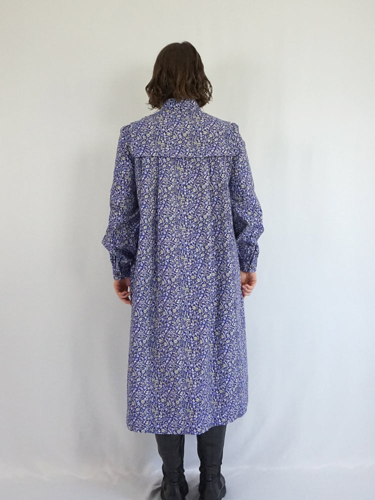 Laura Ashley Purple Smock Dress - M