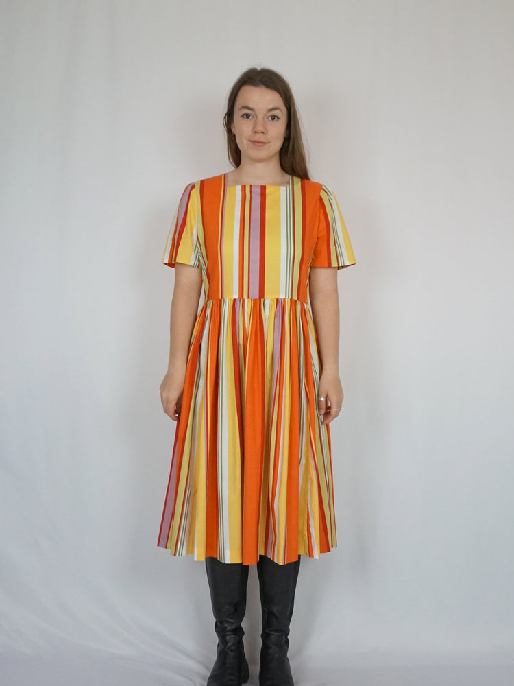 Handmade Laura Ashley Striped Dress - M