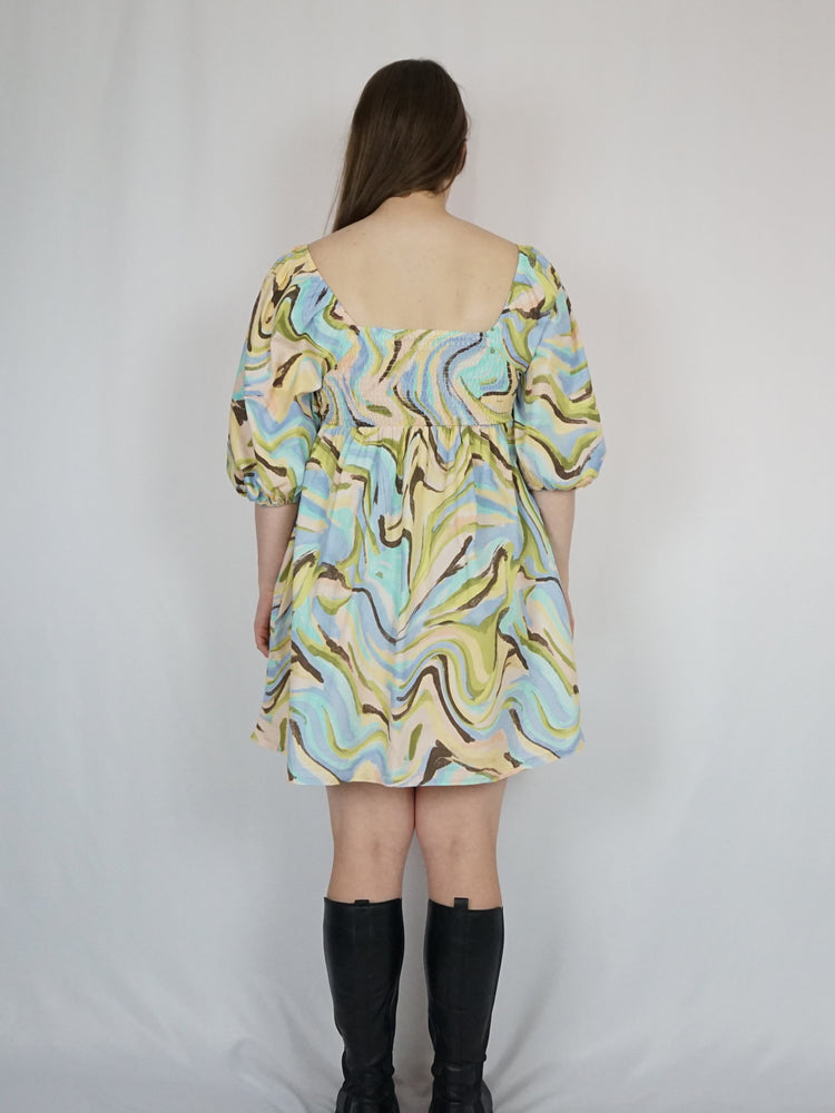 Nobody's Child Swirl Mini Dress - S