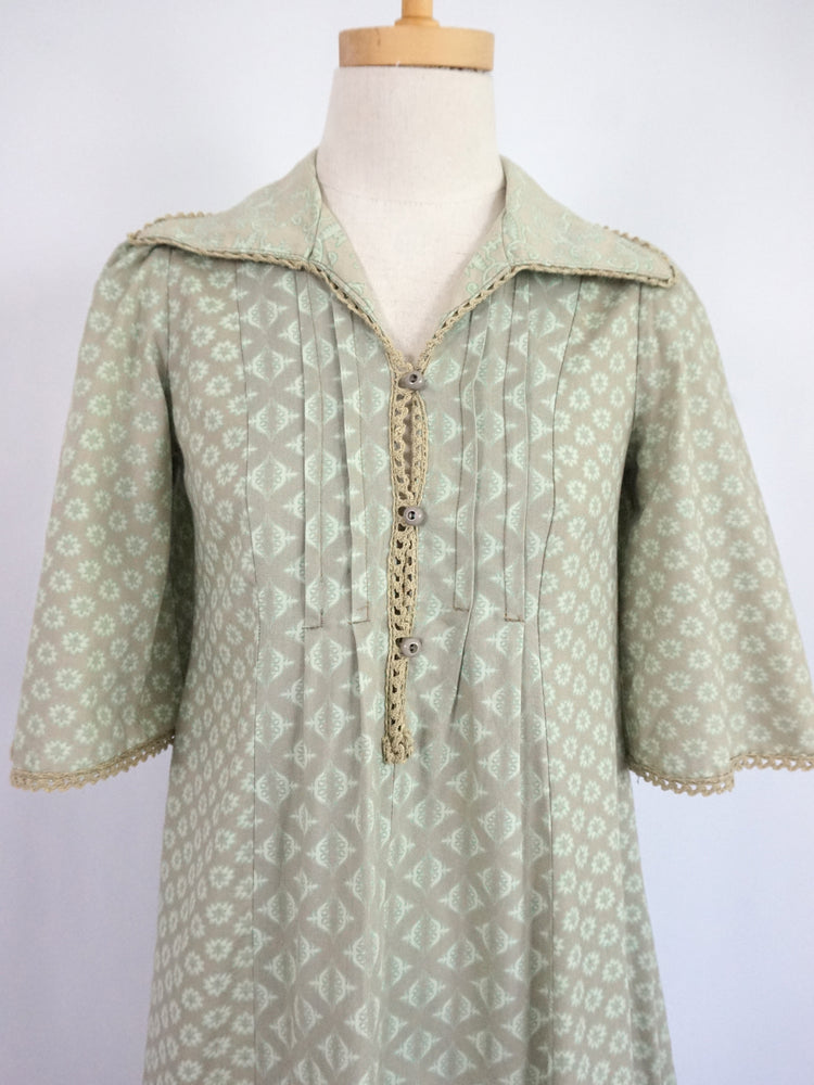 Samuel Sherman Green Smock Dress - XS