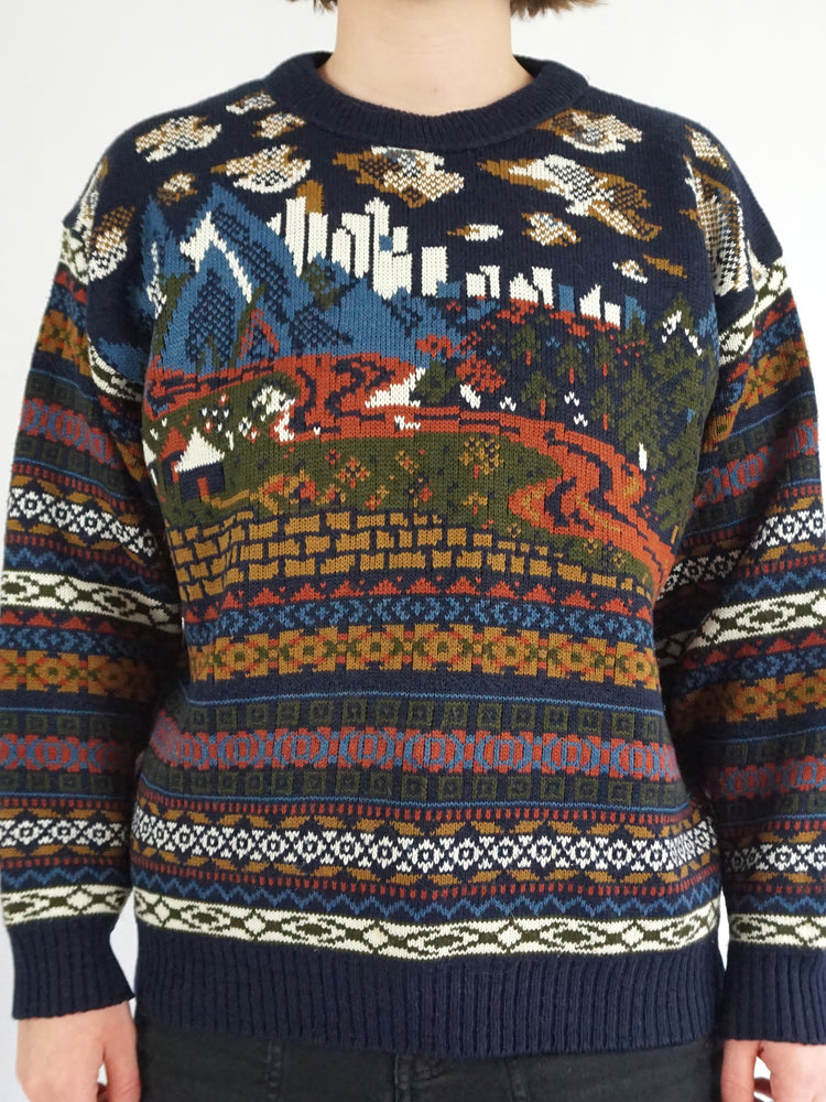 Mountain Scene Jumper - M