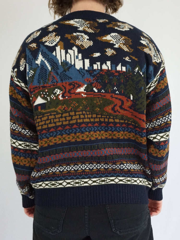 Mountain Scene Jumper - M