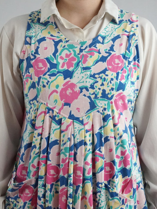 Laura Ashley Casual Floral Jersey Dress - M