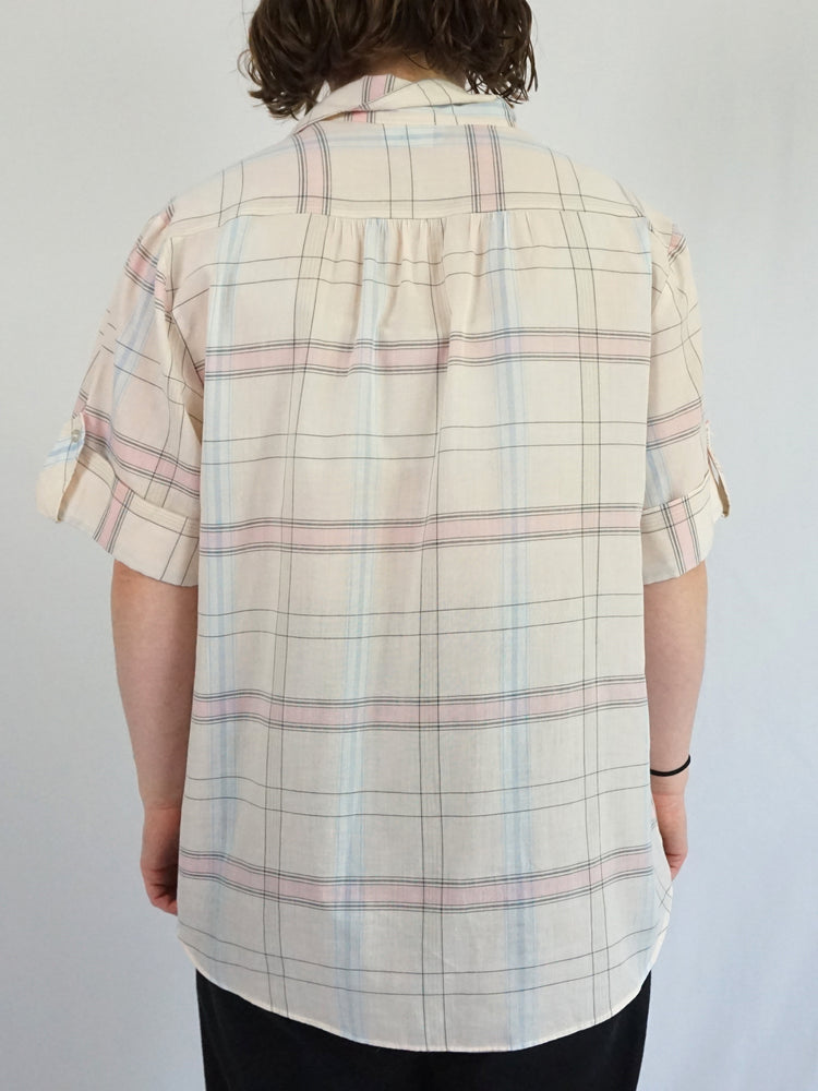 Checkered Smock Shirt - XL