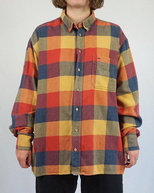 Multicoloured Checkered Shirt - XL/XXL