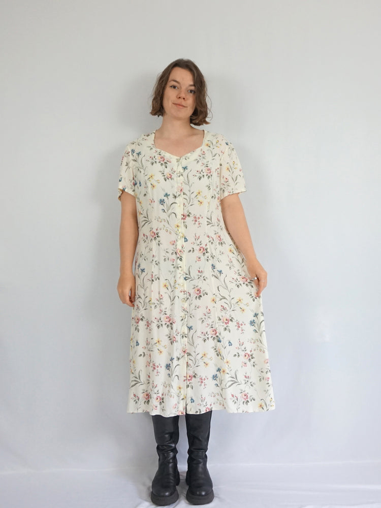 St Michael Floral Casual Dress - XL