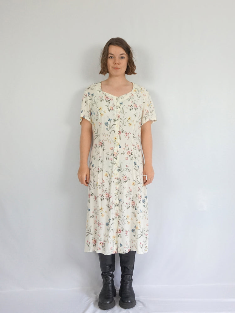 St Michael Floral Casual Dress - XL