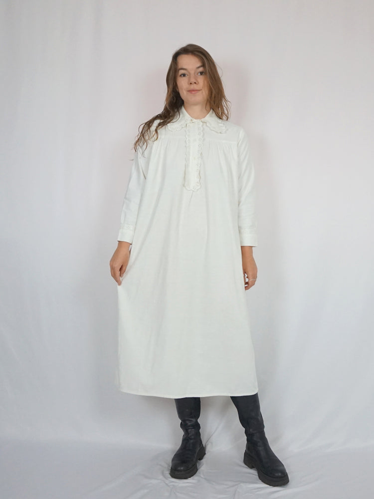 Brushed Cotton Night Dress - M