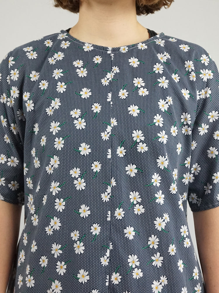 Daisy Print Cotton Dress - XL