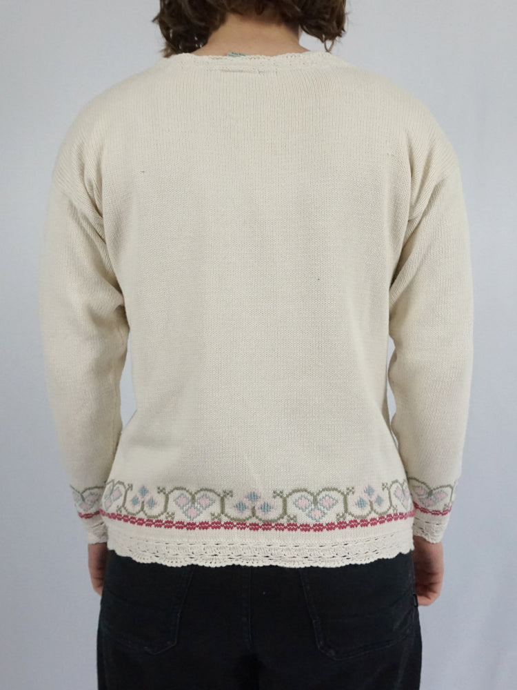 Laura Ashley Cotton Jumper - S