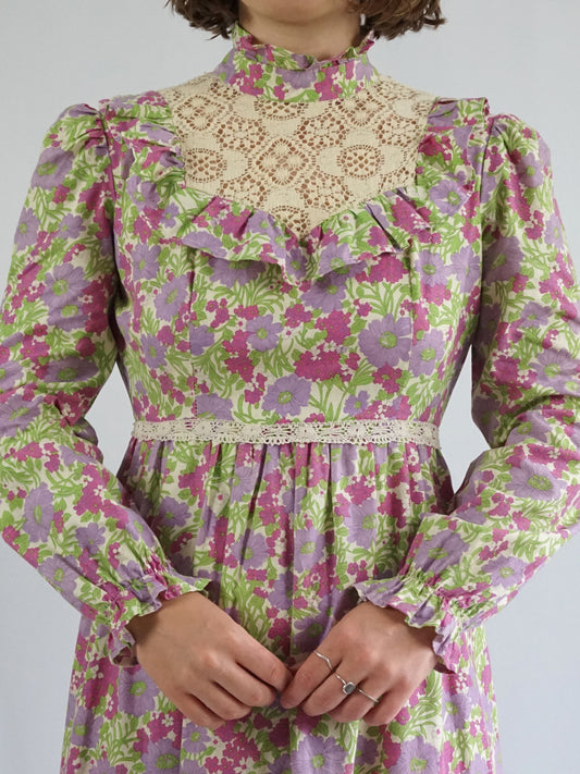 Samuel Sherman Floral Prairie Dress - XS/S