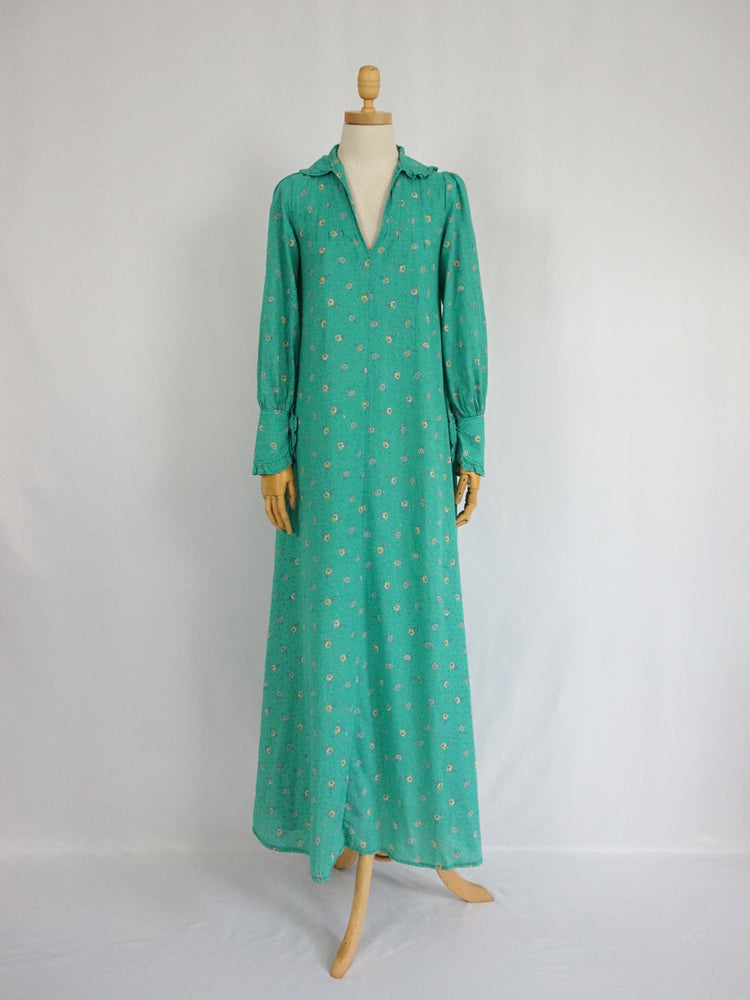 Laura Ashley Ditsy Floral Maxi Dress - XS/S