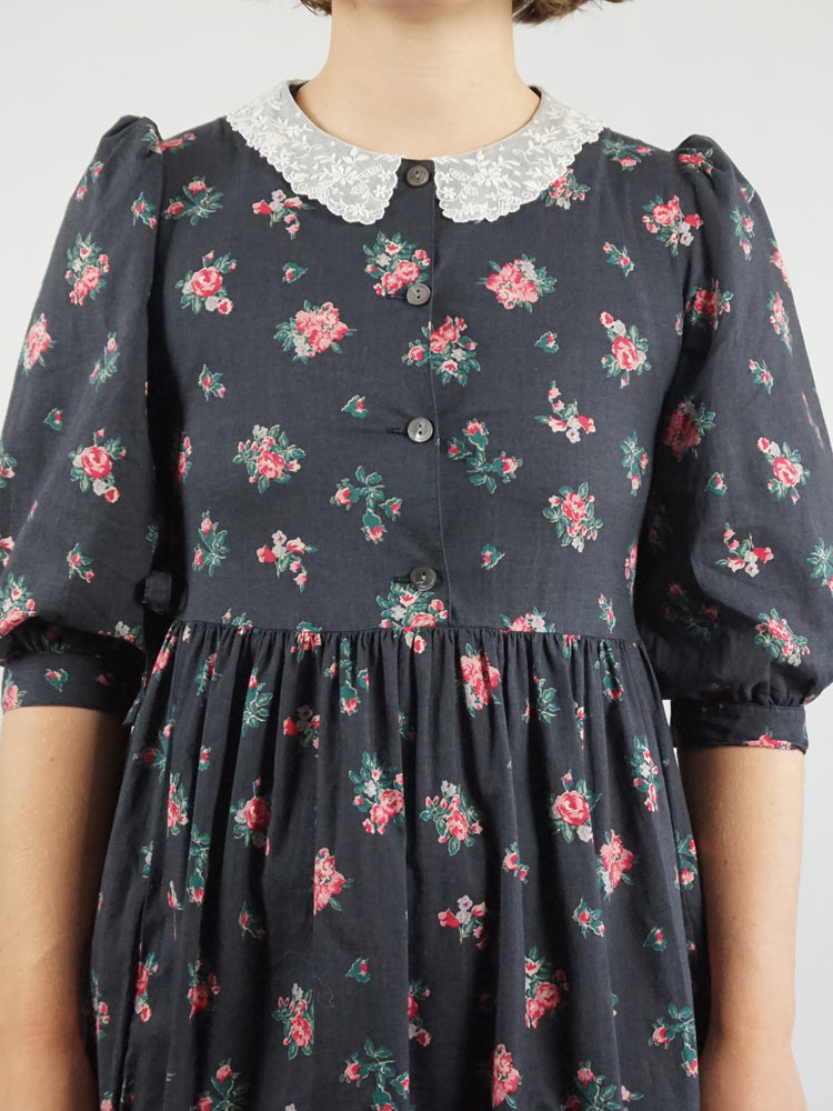 Laura Ashley Side Tie Floral Dress - S