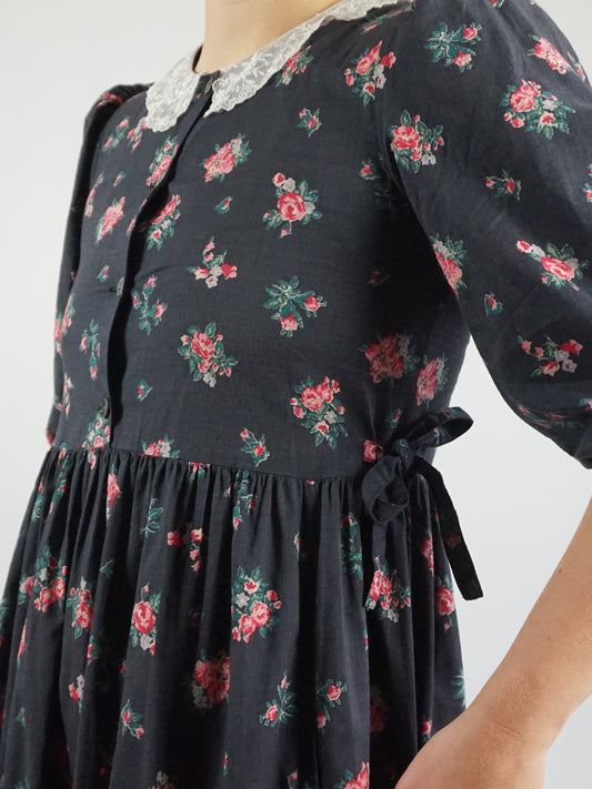 Laura Ashley Side Tie Floral Dress - S