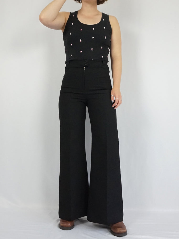 St Michael Black Flares - 29"