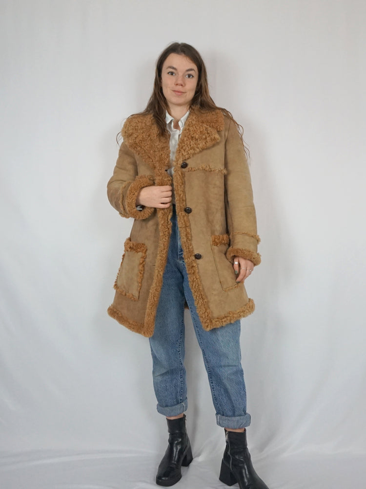 Teddy Sheepskin Coat - S