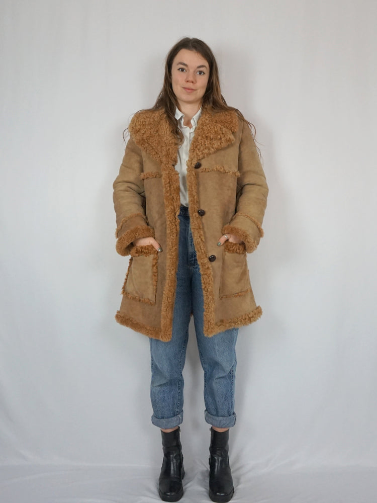 Teddy Sheepskin Coat - S