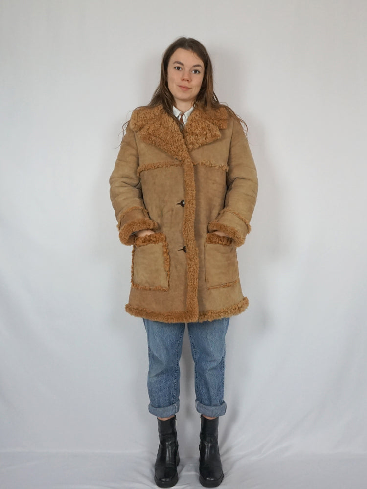 Teddy Sheepskin Coat - S