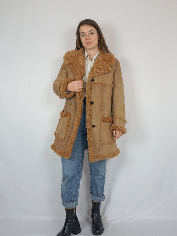 Teddy Sheepskin Coat - S