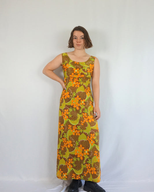 Flower Power Maxi Dress - S