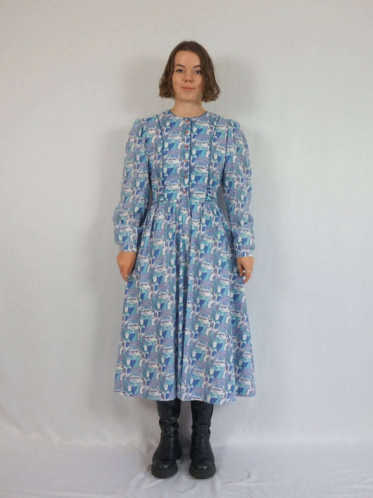 Marion Donaldson Painterly Dress - M