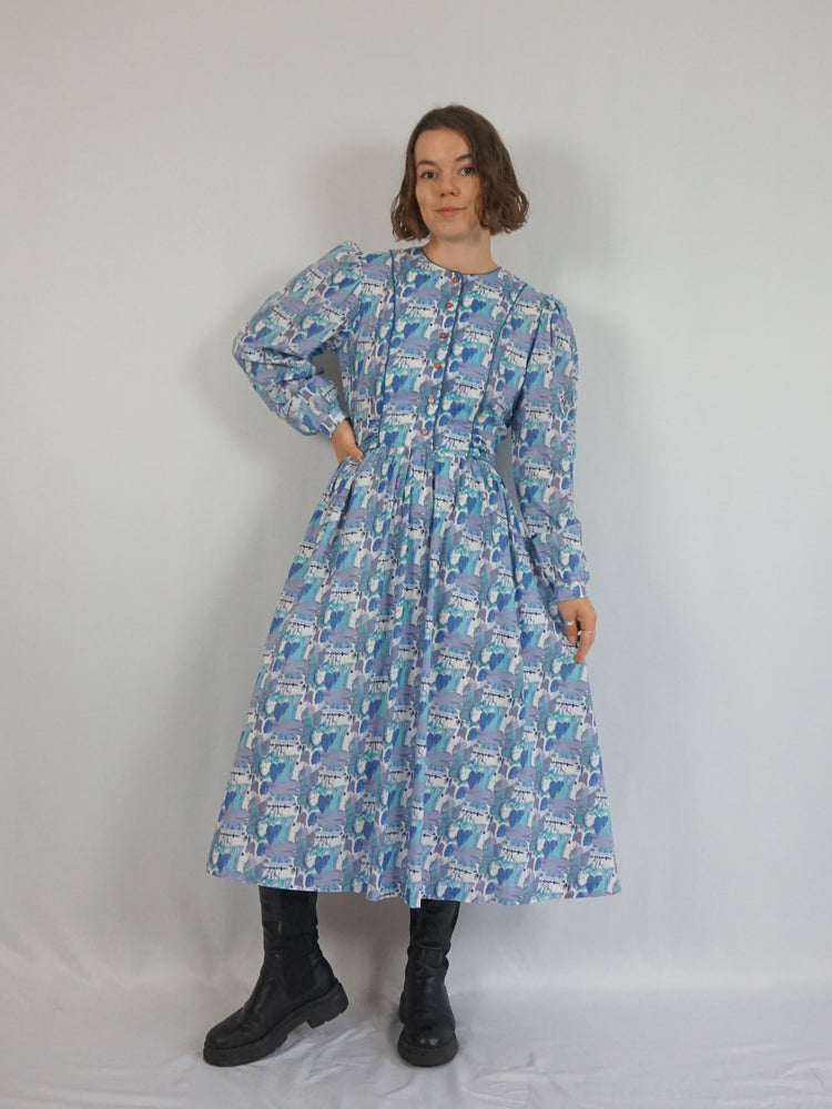 Marion Donaldson Painterly Dress - M