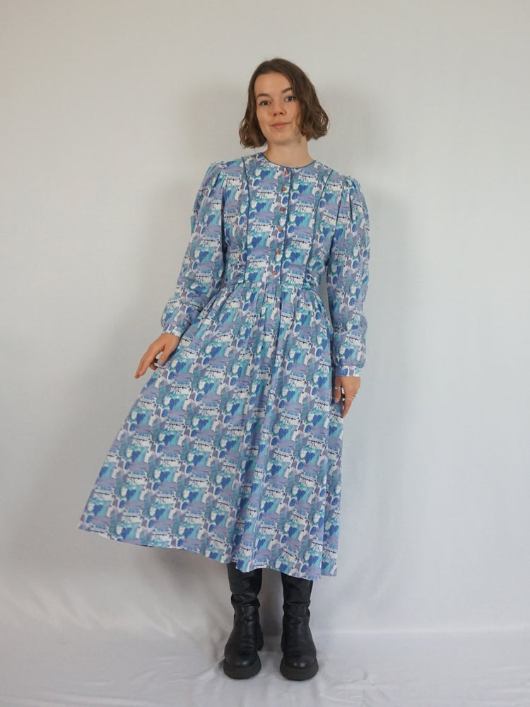 Marion Donaldson Painterly Dress - M