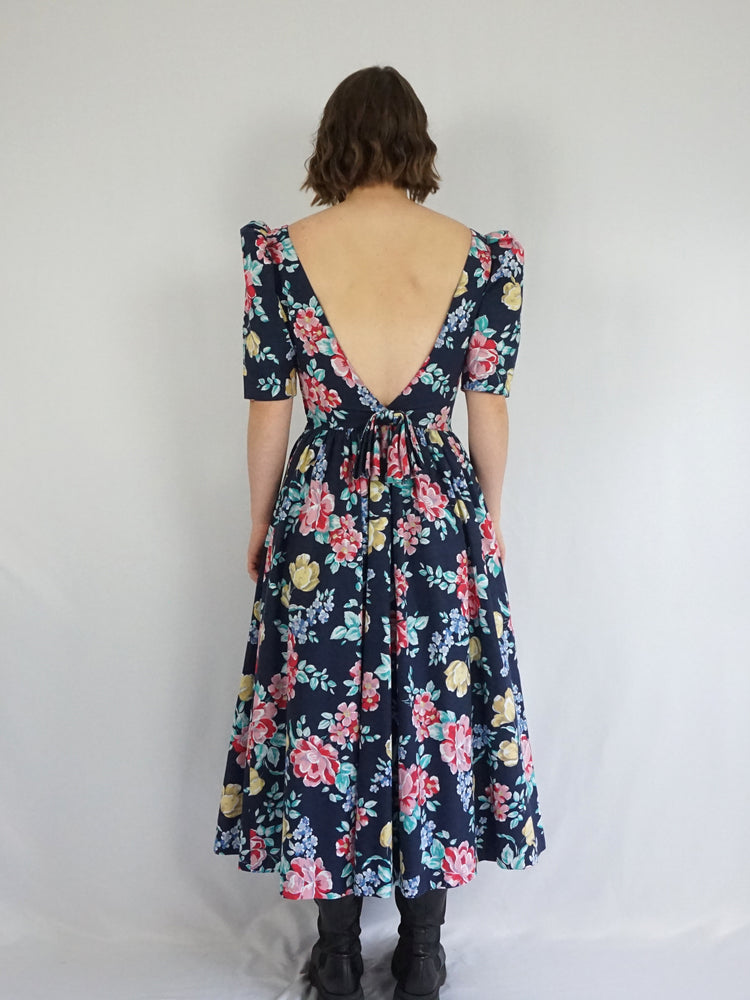 Laura Ashley Backless Dress - S