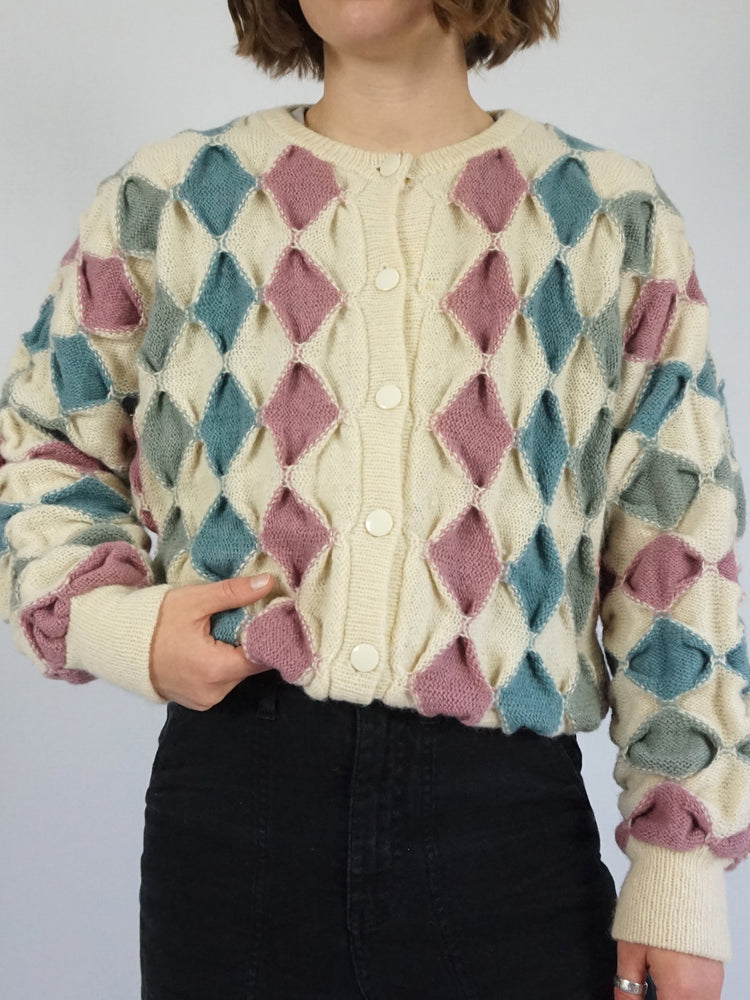 Tulchan 3D Wool Cardigan - M