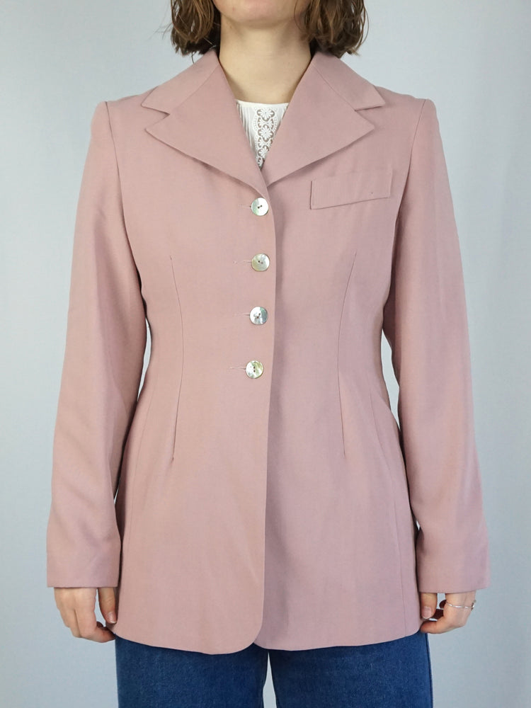 Baby Pink Blazer - S