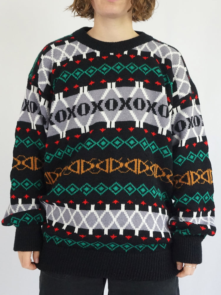 XOXO Knitted Jumper - L