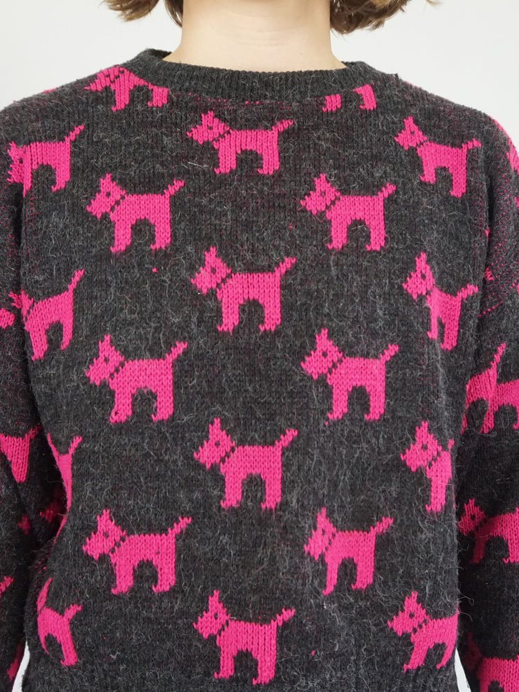 Scottie Dog Jumper - S