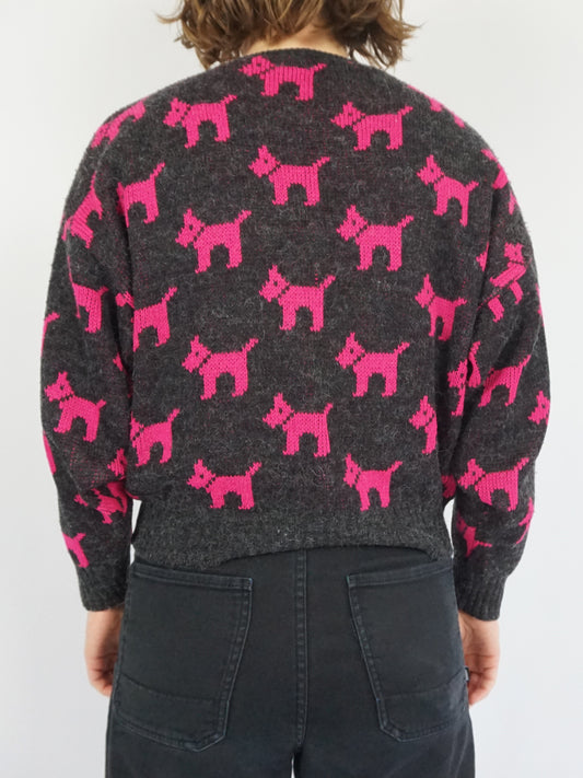 Scottie Dog Jumper - S