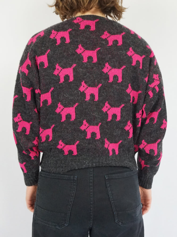 Scottie Dog Jumper - S