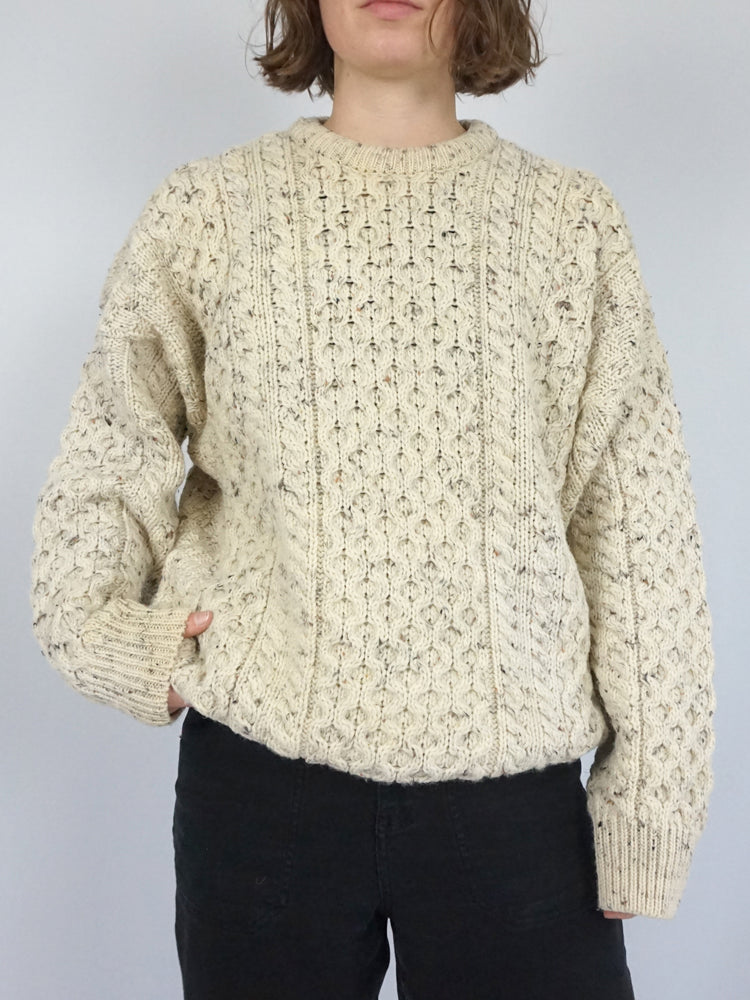 Aran Crafts Wool Jumper - XL