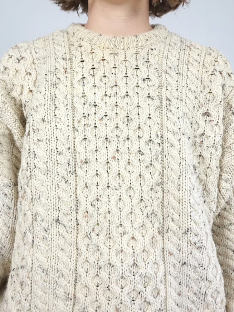 Aran Crafts Wool Jumper - XL