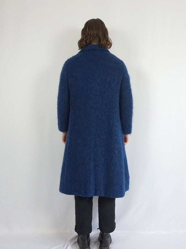 Pure Mohair Trench Coat - M