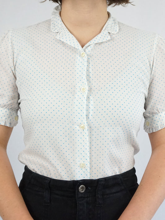 Tiny Star Print Shirt - S