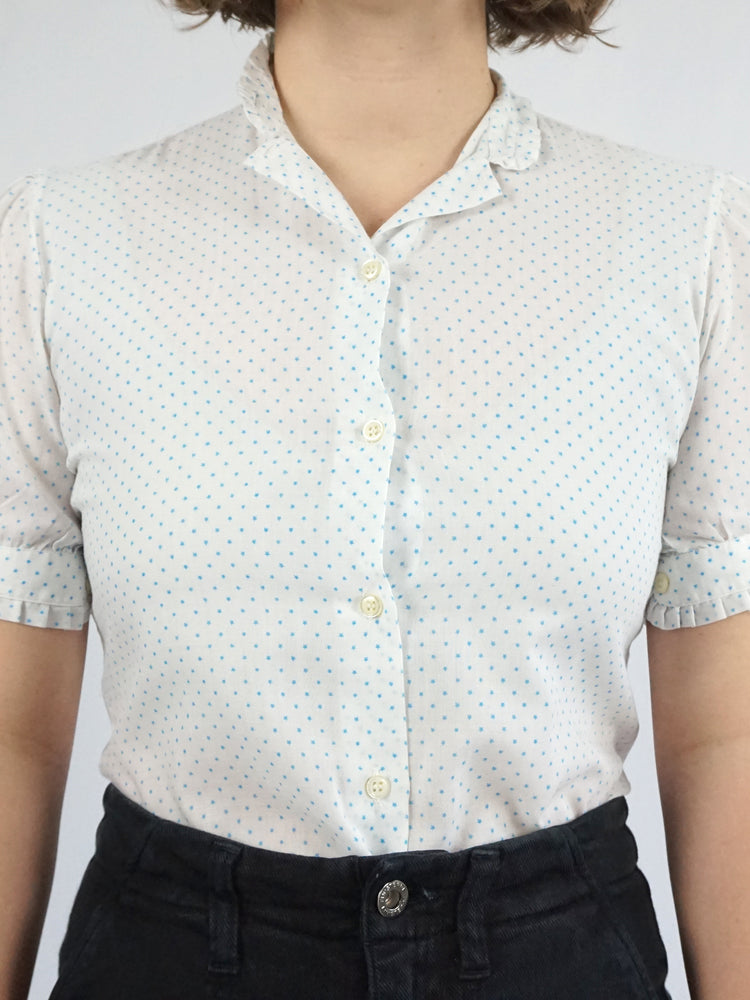 Tiny Star Print Shirt - S