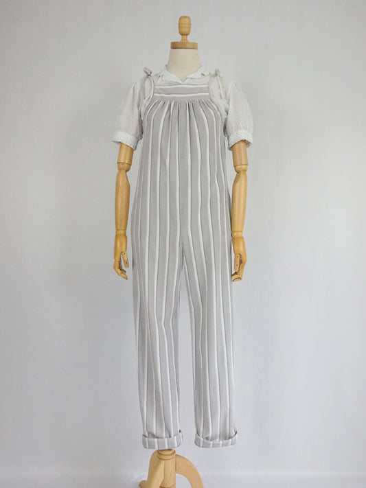 Laura Ashley Striped Corduroy Jumpsuit - XS