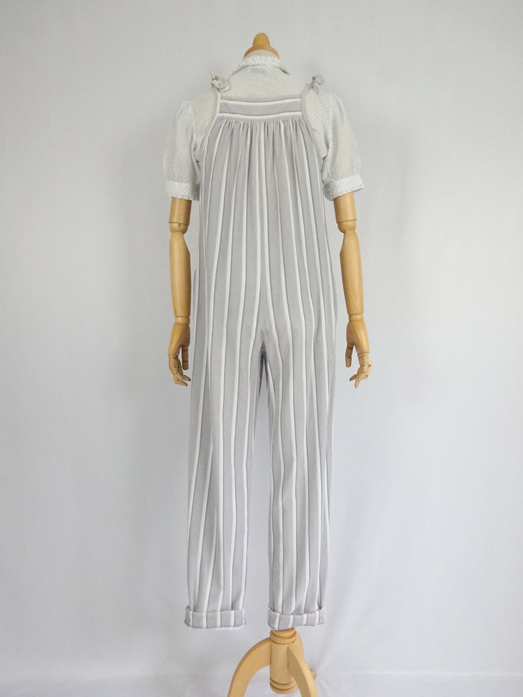 Laura Ashley Striped Corduroy Jumpsuit - XS