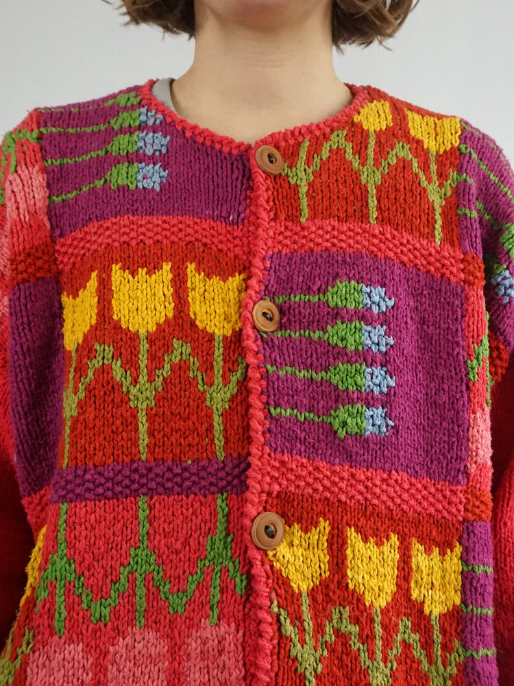 Amano Cotton Tulip Cardigan - XL