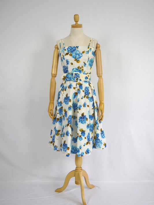 50s Floral Sundress - XS