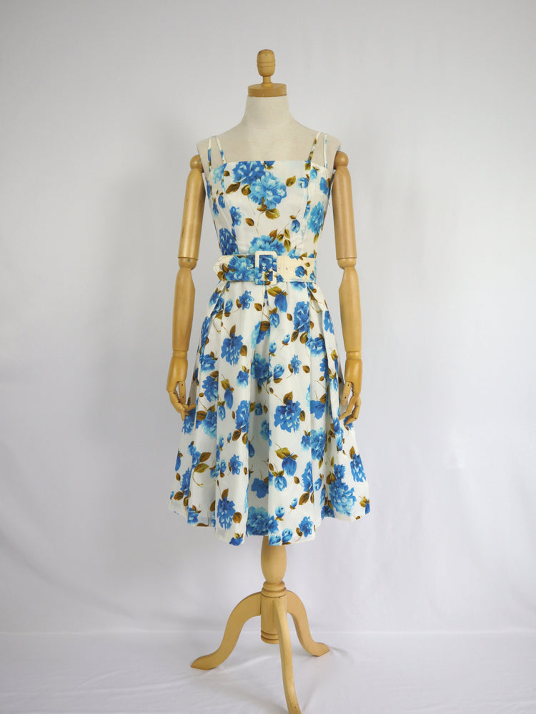 50s Floral Sundress - XS