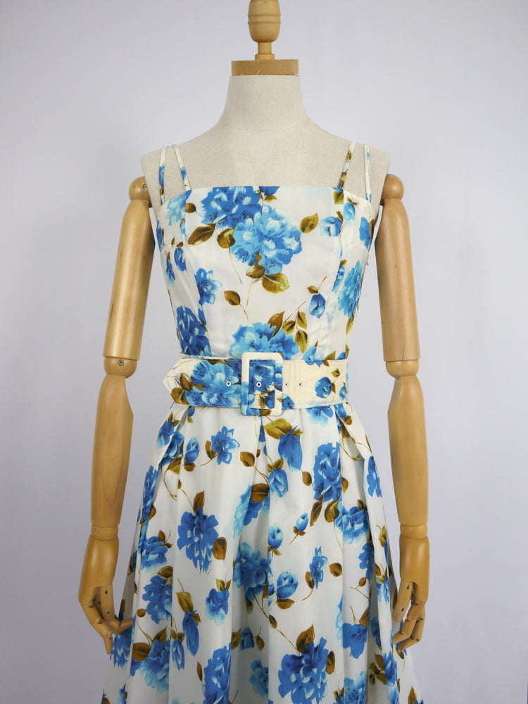 50s Floral Sundress - XS